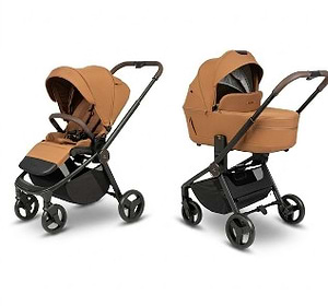עגלת התינוק CIELO BASIC Z 2026 – הדגם החדש עם השדרוגים של 2026 בצבע כאמל ספורט ליין
