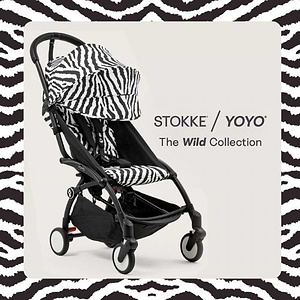 עגלת טיולון YOYO³ Wild – זברה Special Edition סטוקי