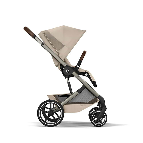 עגלת תינוק בצבע דגם Balios TS6 בצבע Almond Beige עם סלקל Cloud G