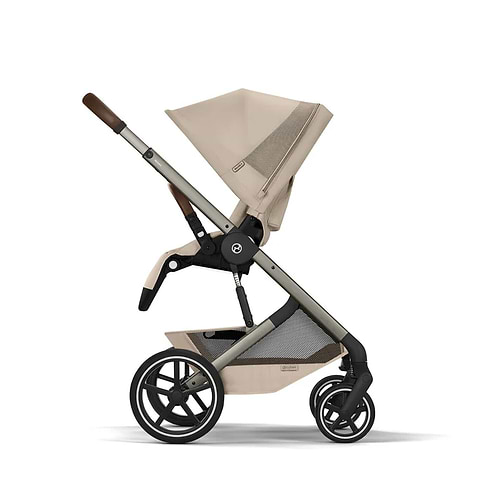 עגלת תינוק בצבע דגם Balios TS6 בצבע Almond Beige עם סלקל Cloud G