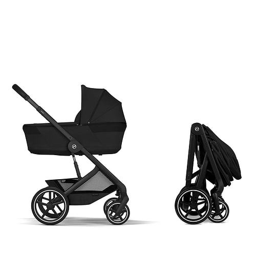 עגלת תינוק בצבע דגם Balios TS6 בצבע Moon Black עם סלקל Cloud G סייבקס