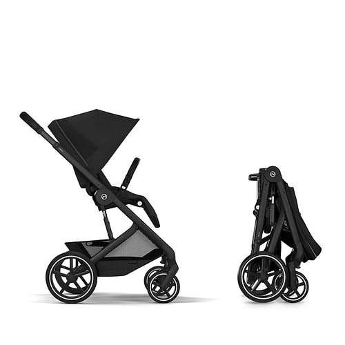 עגלת תינוק בצבע דגם Balios TS6 בצבע Moon Black עם סלקל Cloud G סייבקס