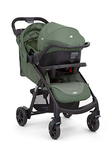 עגלה Muze LX travel system הכוללת סלקל - ירוק Laura ג'ואי