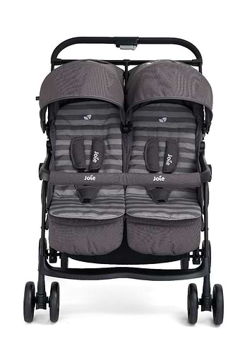 עגלת תאומים/אחים קלה במיוחד Aire Twin אייר טווין - Dark Pewter אפור