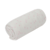 סדין 100% כותנה למיטת תינוק / מיטת מעבר - לבן ורוד