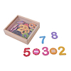 קופסאת מגנטים מספרים 45 חלקים