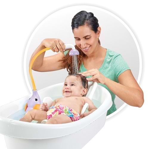 צעצוע אמבטיה פיל 2 ב 1 הכולל ברז - טורקיז