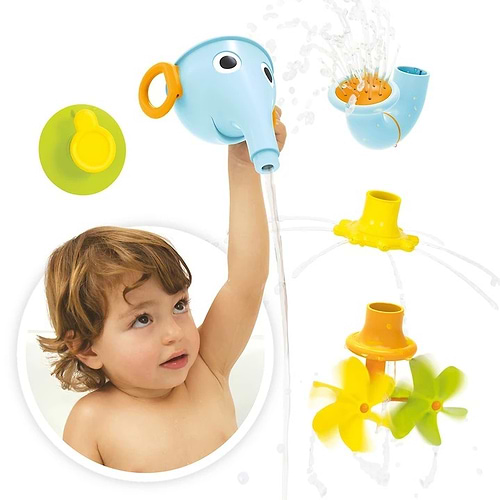 פיל שלושה מתזים מתחלפים עם מתלה - כחול