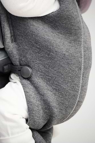 מנשא תינוק מיני Mini בד ג’רסי 3D - אפור כהה Dark gray