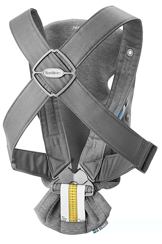 מנשא תינוק מיני Mini בד ג’רסי 3D - אפור כהה Dark gray