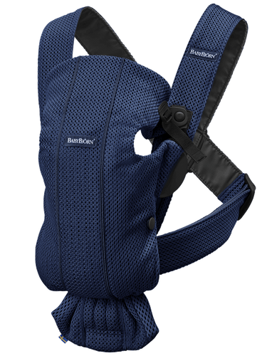 מנשא תינוק מיני Mini בד מש נושם 3D Mesh - כחול כהה Navy Blue