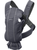 מנשא תינוק מיני Mini בד מש נושם 3D Mesh - אבן פחם Anthracite