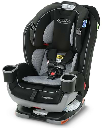 כסא בטיחות משולב בוסטר אקסטנד 2 פיט Extend2Fit - שחור/אפור Titus