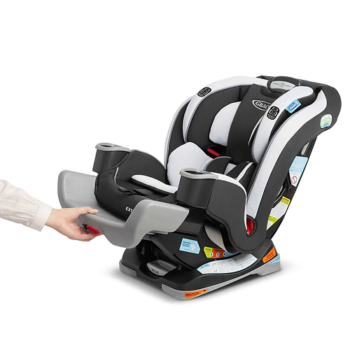 כסא בטיחות משולב בוסטר אקסטנד 2 פיט Extend2Fit - שחור/אפור Titus