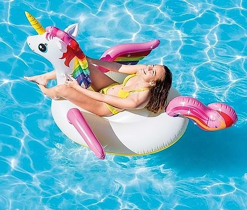 חד קרן מתנפח לבריכה 57561