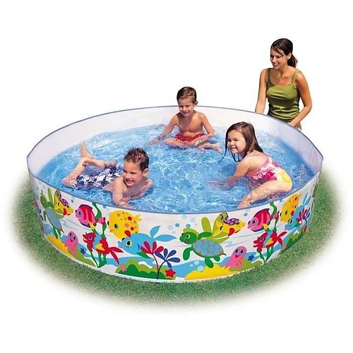 בריכת דופן קשיחה קוטר 183 ס״מ דגי ים 56452