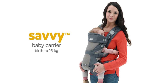 מנשא ארגונומי לתינוק סאבי SAVVY מלידה ועד 16 ק״ג - תכלת Marina