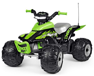  טרקטורון ממונע לילדים קורל טי-רקס Corral T-Rex 330W כולל פנס LED ואפקטים - ירוק פג פרגו