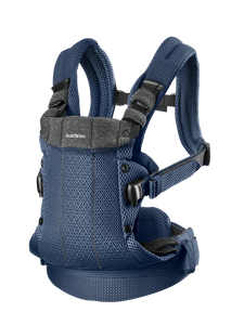 מנשא תינוק הרמוני Harmony בד נושם 3D Mes - כחול נייבי Navy blue בייבי ביורן