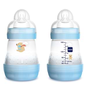 בקבוק אנטי קוליק לתינוק 160 מ״ל 0+ חודשים Easy Start - כחול מאמ