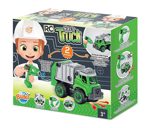 ערכה להרכבת משאית בנייה RC - ירוק