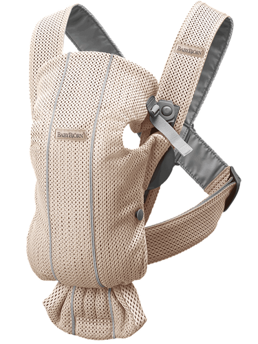 מנשא תינוק מיני Mini בד מש נושם 3D Mesh - ורוד Pearly pink