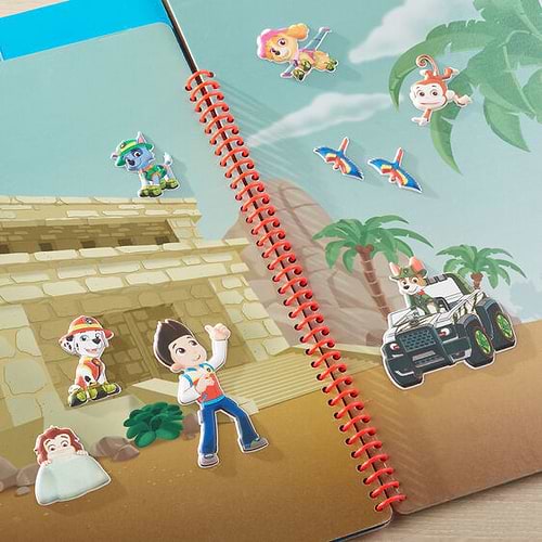 מפרץ ההרפתקאות: חוברת 28 מדבקות נפוחות רב פעמיות - ג'ונגל