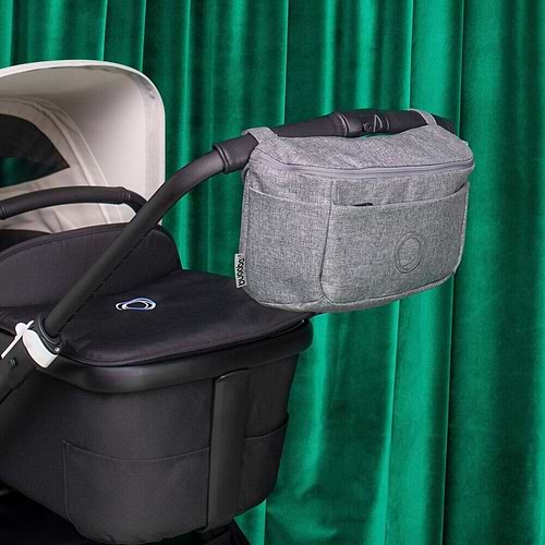 אירגונית בוגבו החדשה לעגלות - אפור מלאנג'