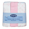 שיישית חיתולי טטרה 100% כותנה גדולים - מוזיקה ורוד