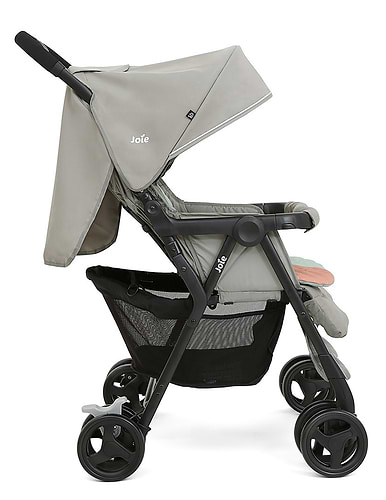 עגלת תאומים/אחים קלה במיוחד Aire Twin אייר טווין - Nectar & Mineral אפרסק/טורקיז