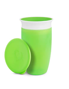 כוס הפלא 360 בנפח 296 מ"ל עם מכסה - ירוק מונצ'קין