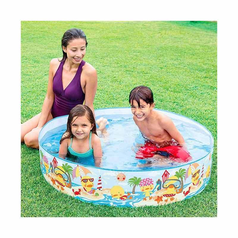 בריכה דופן קשיחה קוטר 122 ס״מ חוף ים 58477