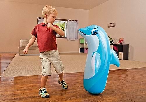 בובת נחום תקום מתנפחת - דולפין 44669