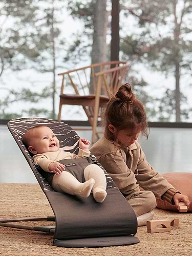 ‏טרמפולינה לתינוק Baby Bouncer כותנה  - מהדורה מיוחדת Landscape Print