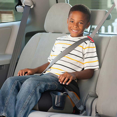 בוסטר גב 2 ב 1 קידפיט אדפט פלוס KidFit Adapt Plus הכולל ריפוד מנדף - שחור/אפור Ember