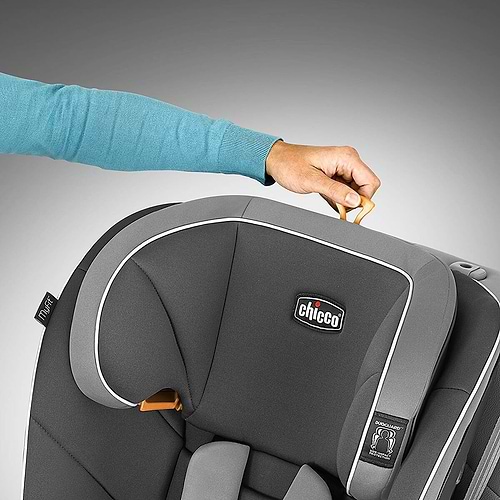 כסא בטיחות משולב בוסטר מיי פיט MyFit הכולל 4 מצבי שכיבה/ישיבה - אפור Fathom