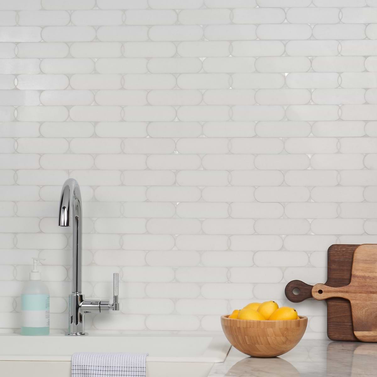 Shop Sample-Alanis Thassos Pearl- White Thassos, White Pearl at