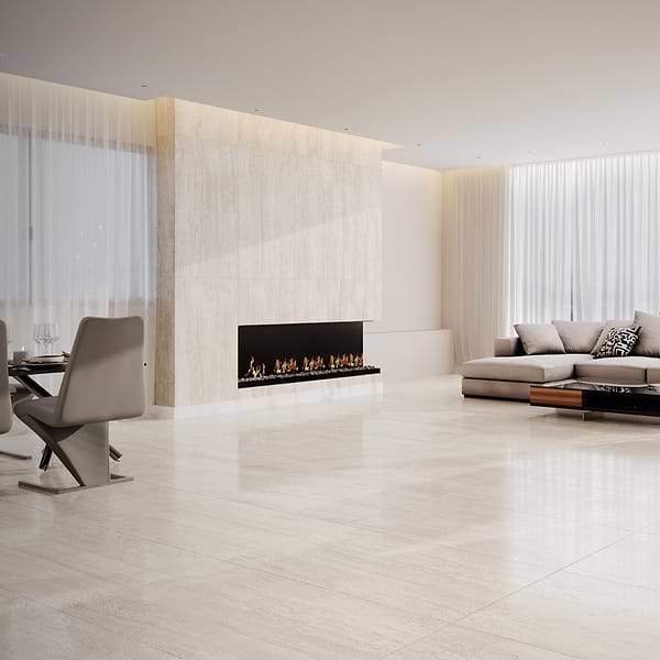 Zenit Beige 24x48 Travertine Look Matte Porcelain Tile