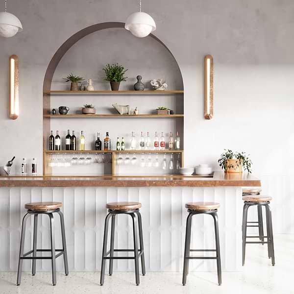 Retouch Inflex White 4.5x18 3D Crackled Glossy Ceramic Tile