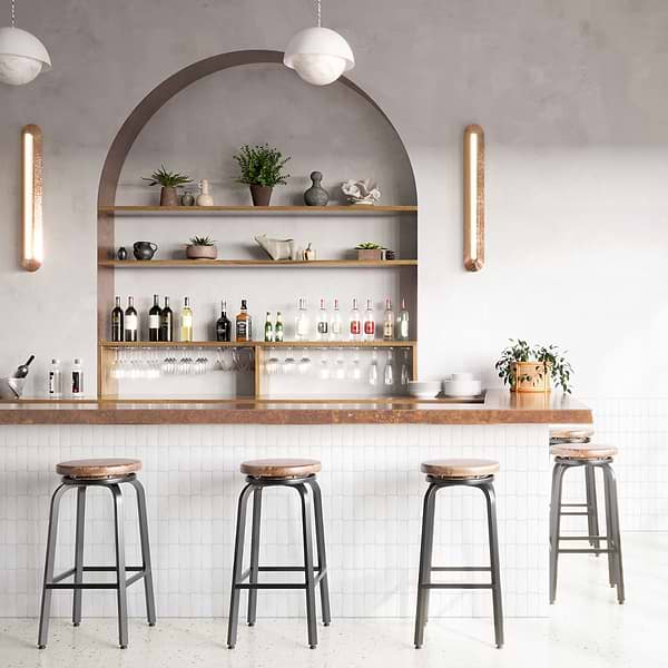 Retouch Steps White 4.5x18 3D Crackled Glossy Ceramic Tile