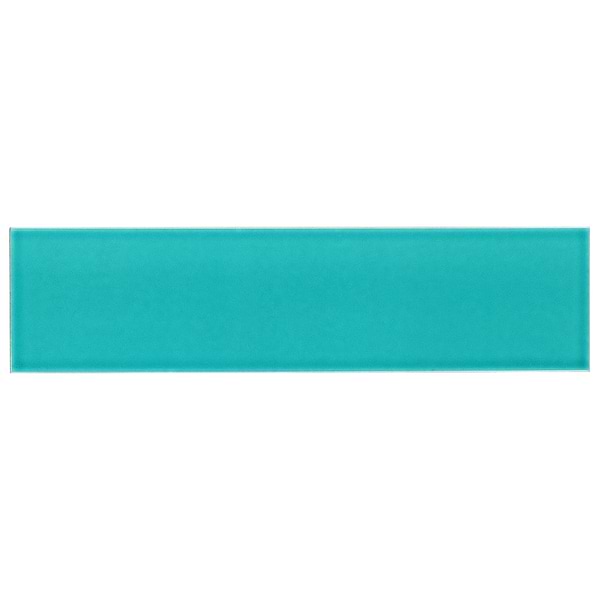 Retouch Teal Green 4.5x18 Crackled Glossy Ceramic Tile