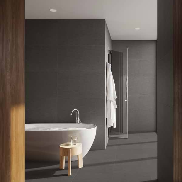 Tectonic Mocha Gray 24x48 Matte Porcelain Tile