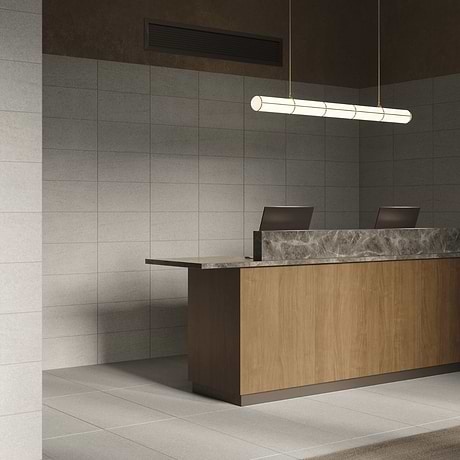 Tectonic Silver Gray 24x48 Matte Porcelain Tile