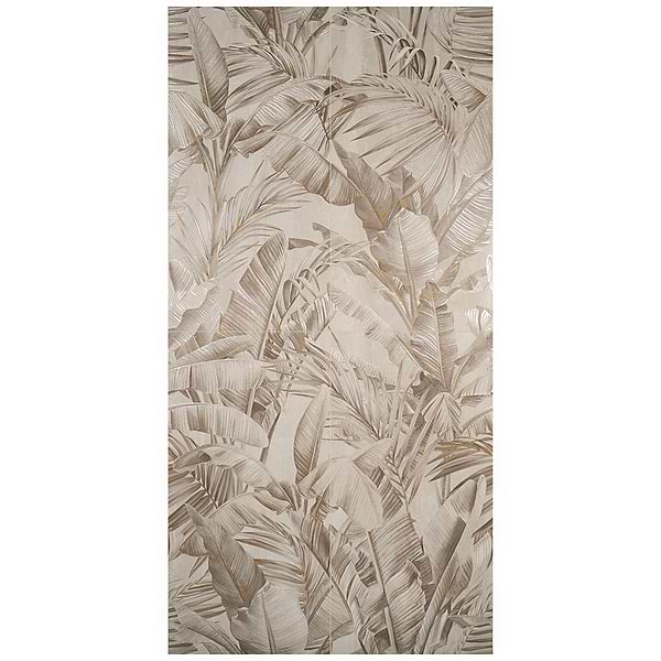 KIT- Paula Purroy Musee Golden Field Ivory 24x48 Artisan Decor Mural Porcelain Tile