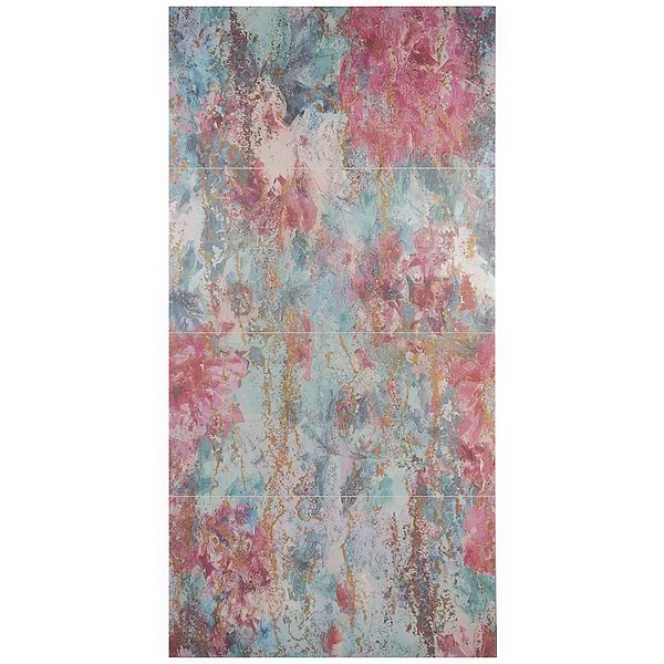 KIT- Paula Purroy Musee Magnolia 24x48 Artisan Decor Mural Porcelain Tile