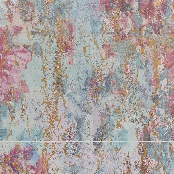 KIT- Paula Purroy Musee Magnolia 24x48 Artisan Decor Mural Porcelain Tile