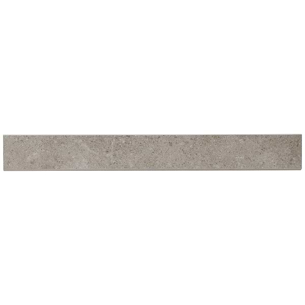 Ages Tortora 3x24 Matte Bullnose; in Taupe Colorbody Porcelain; for Backsplash, Bathroom Floor, Bathroom Wall, Commercial Floor, Floor Tile, Kitchen Floor, Kitchen Wall, Outdoor Floor, Outdoor Wall, Pool Tile, Shower Floor, Shower Wall, Wall Tile; in Style Ideas Beach, Classic, Contemporary, Industrial, Mid Century, Modern, Traditional, Transitional