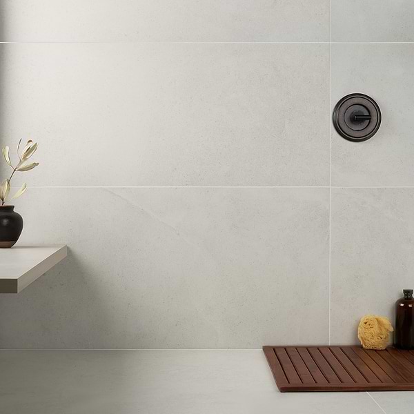 Ages Perla 24x48 Matte; in White Colorbody Porcelain; for Backsplash, Bathroom Floor, Bathroom Wall, Commercial Floor, Floor Tile, Kitchen Floor, Kitchen Wall, Outdoor Floor, Outdoor Wall, Pool Tile, Shower Floor, Shower Wall, Wall Tile; in Style Ideas Beach, Classic, Contemporary, Industrial, Mid Century, Modern, Traditional, Transitional