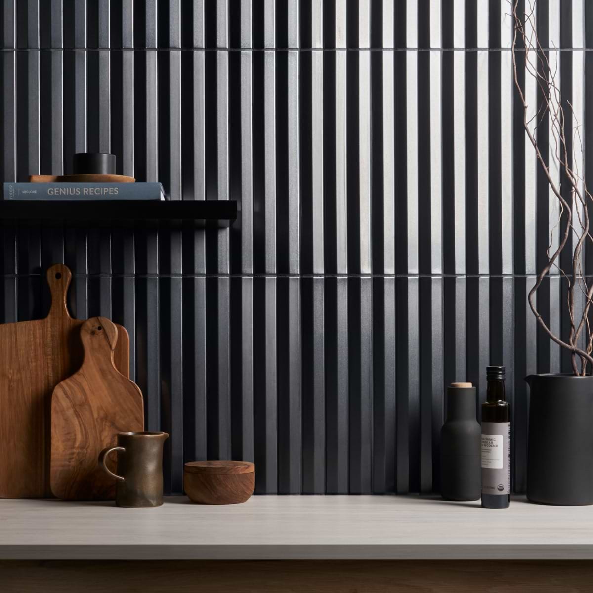 Shop Accordion Metallic Gray 5x16 | SohoStudioCorp.com