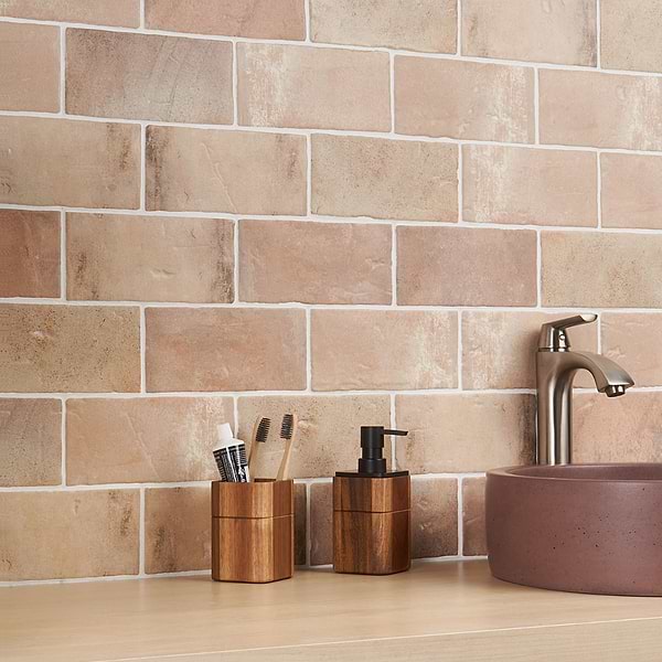 Malta Cotto Brown 4x8 Terracotta Look Matte Ceramic Tile